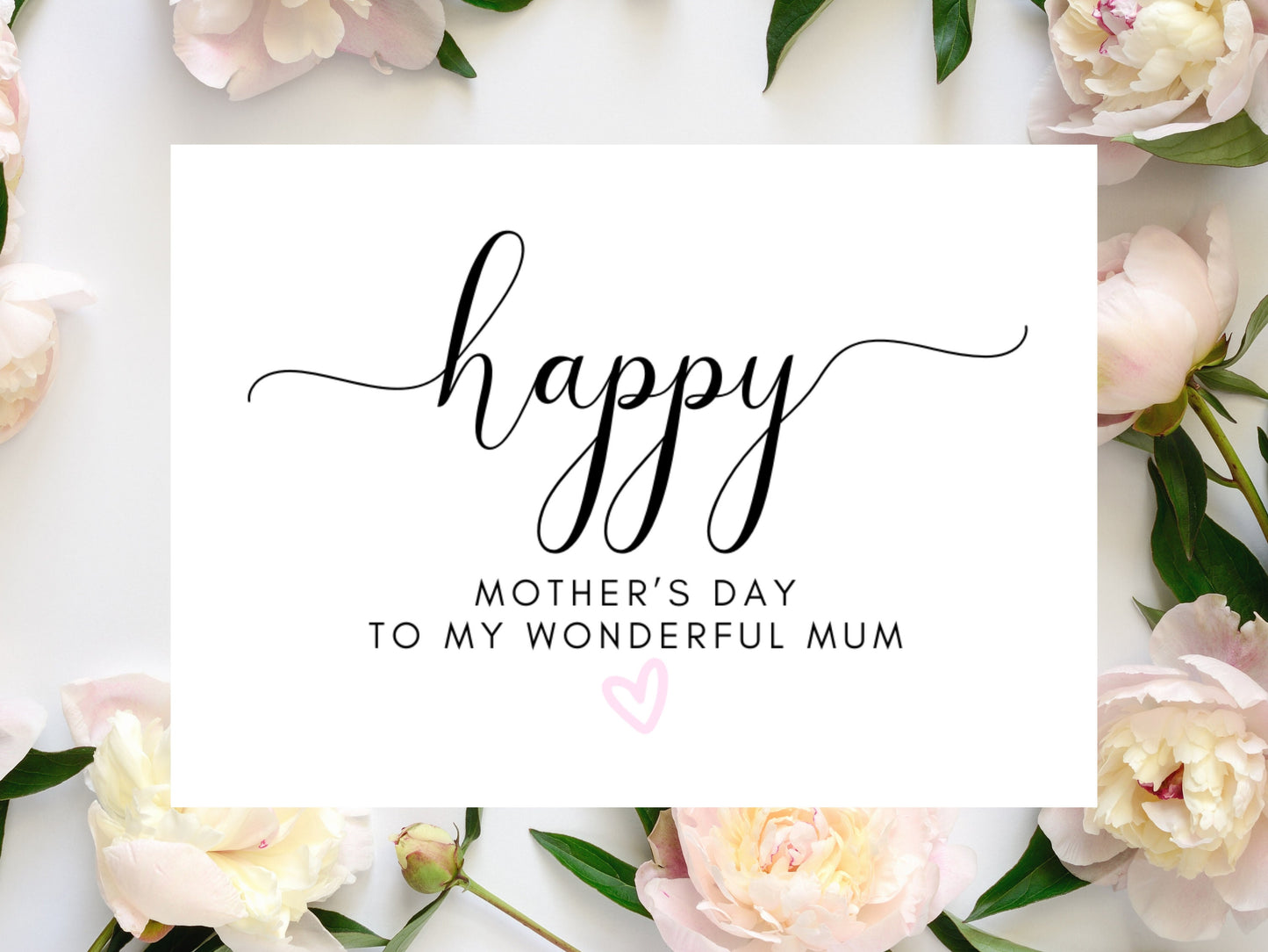 Happy Mothers Day Prosecco Bottle Label/ Personalised I Love You Champagne Bottle/ Mothers Day Wine Sticker Gift/ To a Special Mum Label