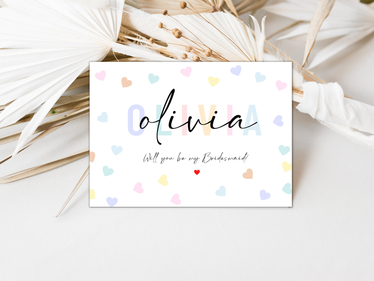 Will You Be My Bridesmaid Card