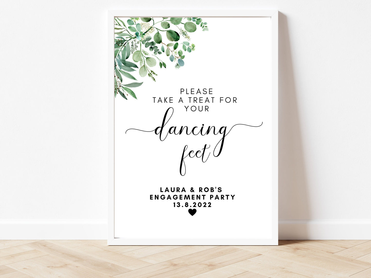 A Little Treat for Your Dancing Feet Sign
