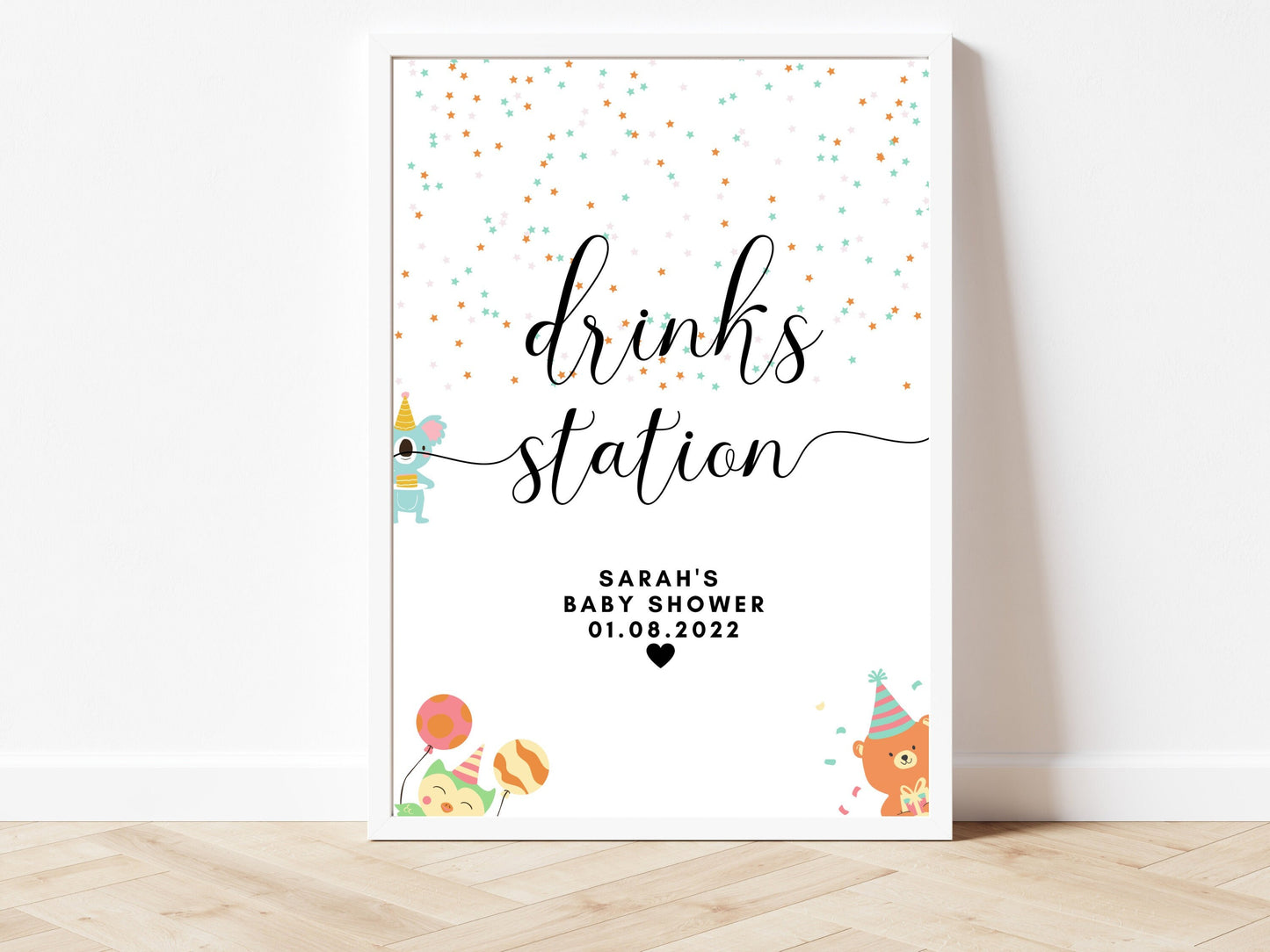 Drinks Station Sign