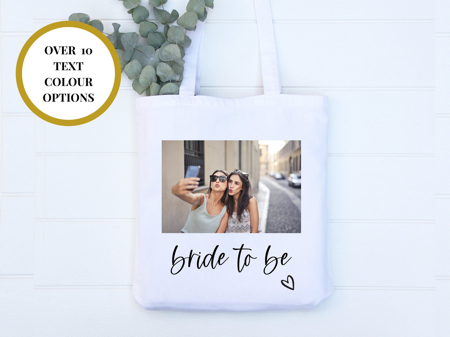 Bride to Be Photo Tote Bag