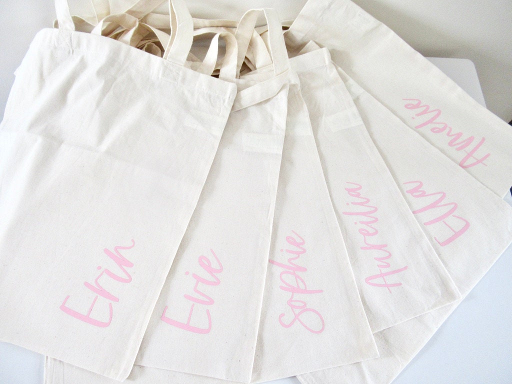 Personalised Baby Shower Tote Bag/ Goody Bag/ Gender Reveal Goody Bag/ Any Name Natural Cotton/ Party Gift Bag/ Mummy to Be Gift Bag