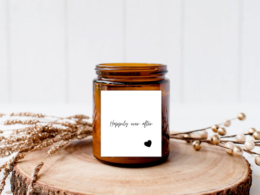 Happily Ever After Wedding Sticker/ Favour Labels/ Wedding Sweet Bag Stickers/ Gift Box Labels/ Wedding Candle Decor Label