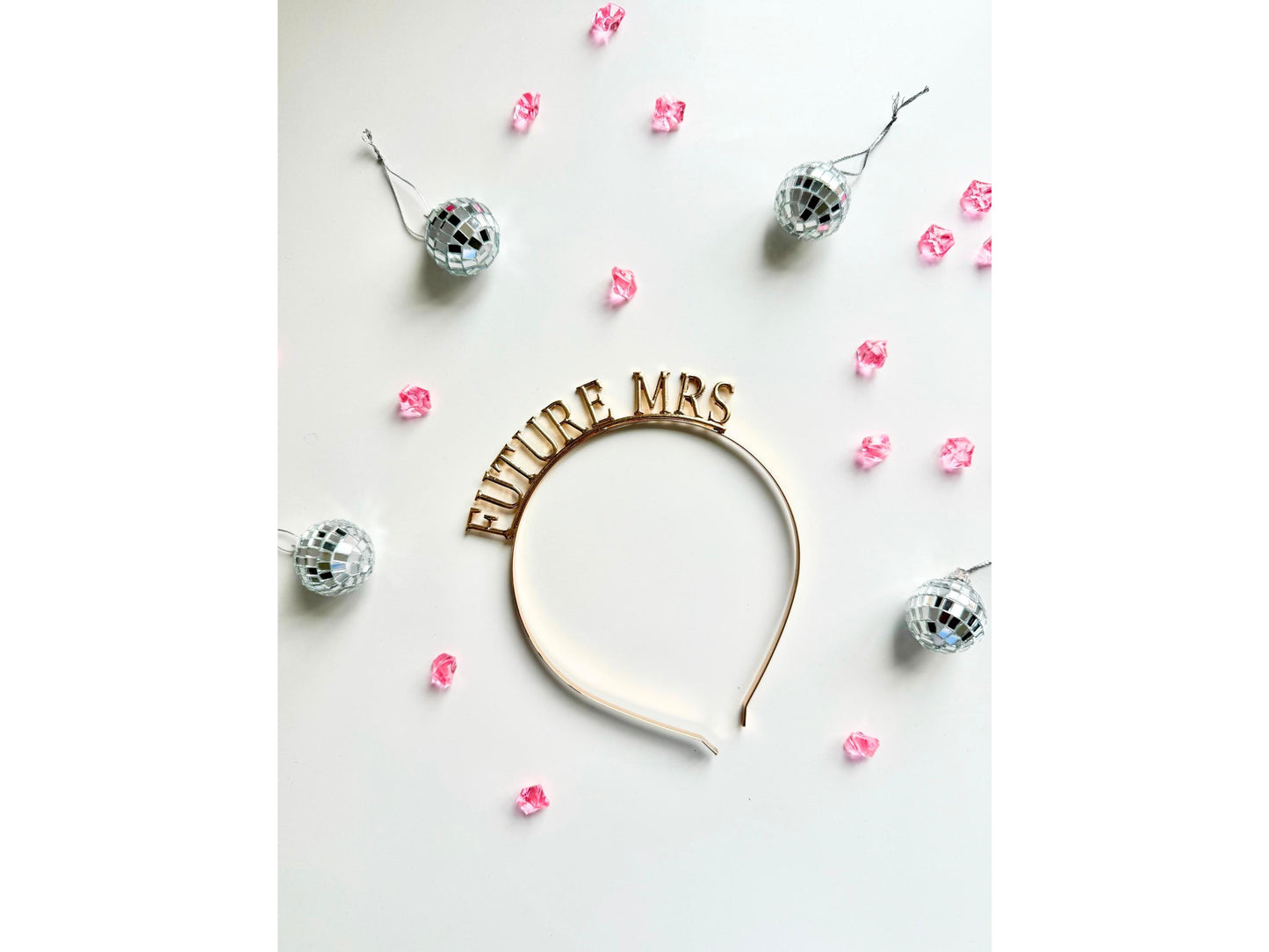 Gold Future Mrs Bride Headband/ Gold Classy Hen Party Accessory/ Simple Bride Headband/ Bridal Hair Accessories/ Headband Gift for Bride