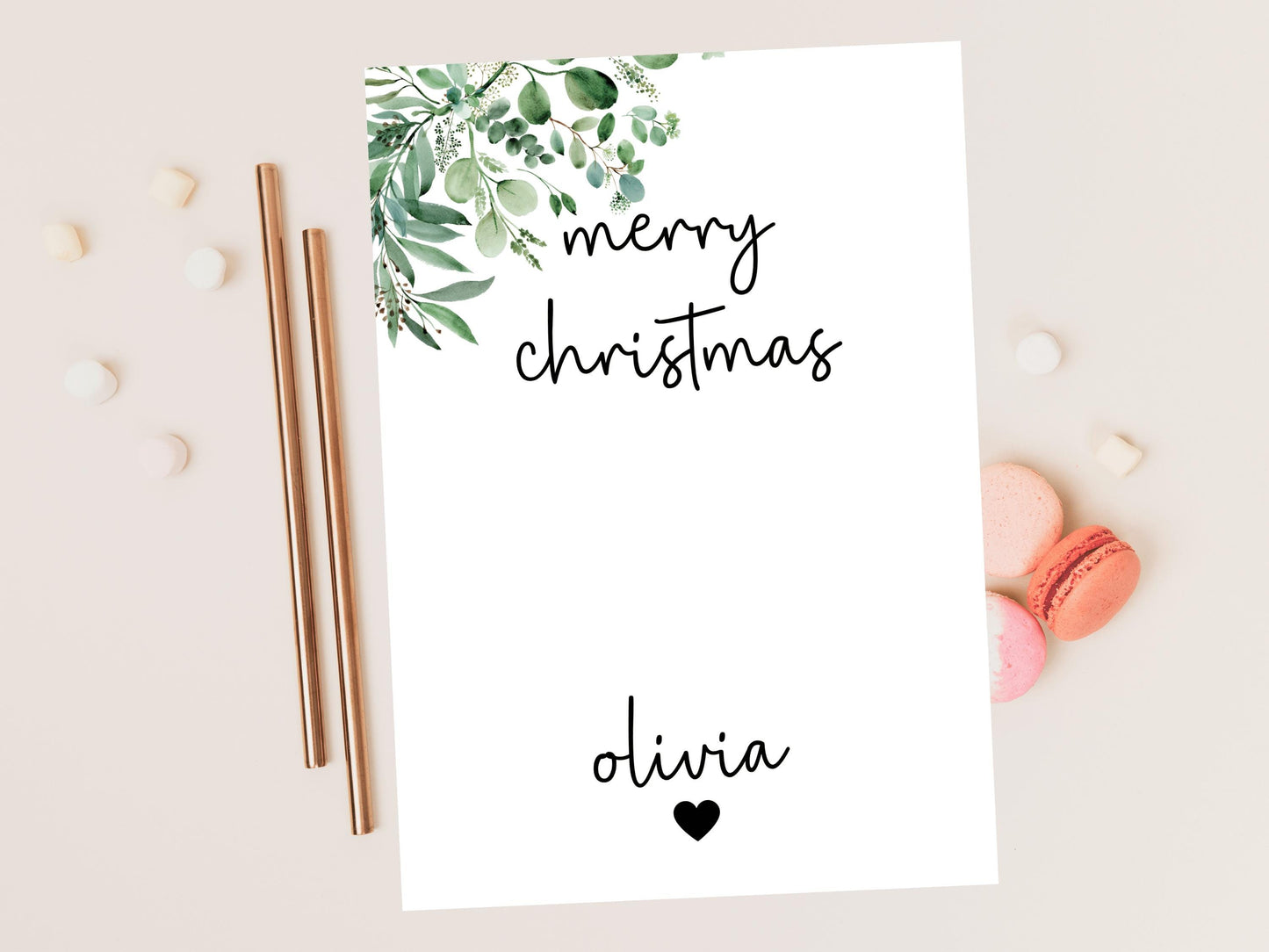 Personalised Merry Christmas Scrunchie/ Happy Christmas Stocking Filler/ Seasons Greetings Gift for Her Hair Accessories/Xmas Hamper Favours