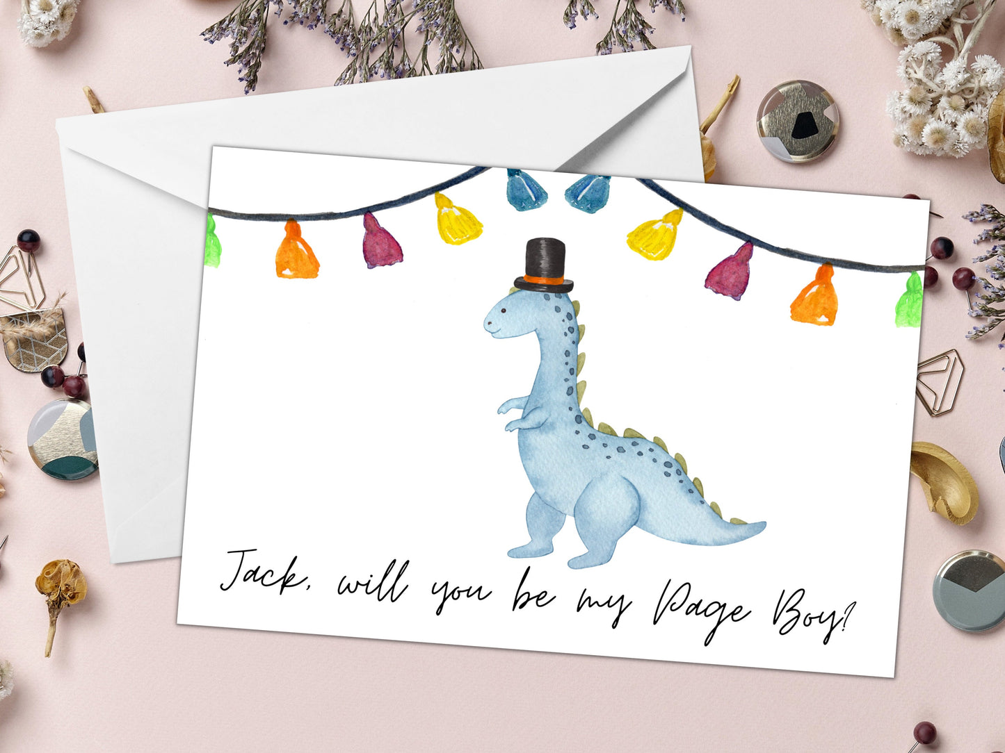 Will You Be My Usher Page Boy Card