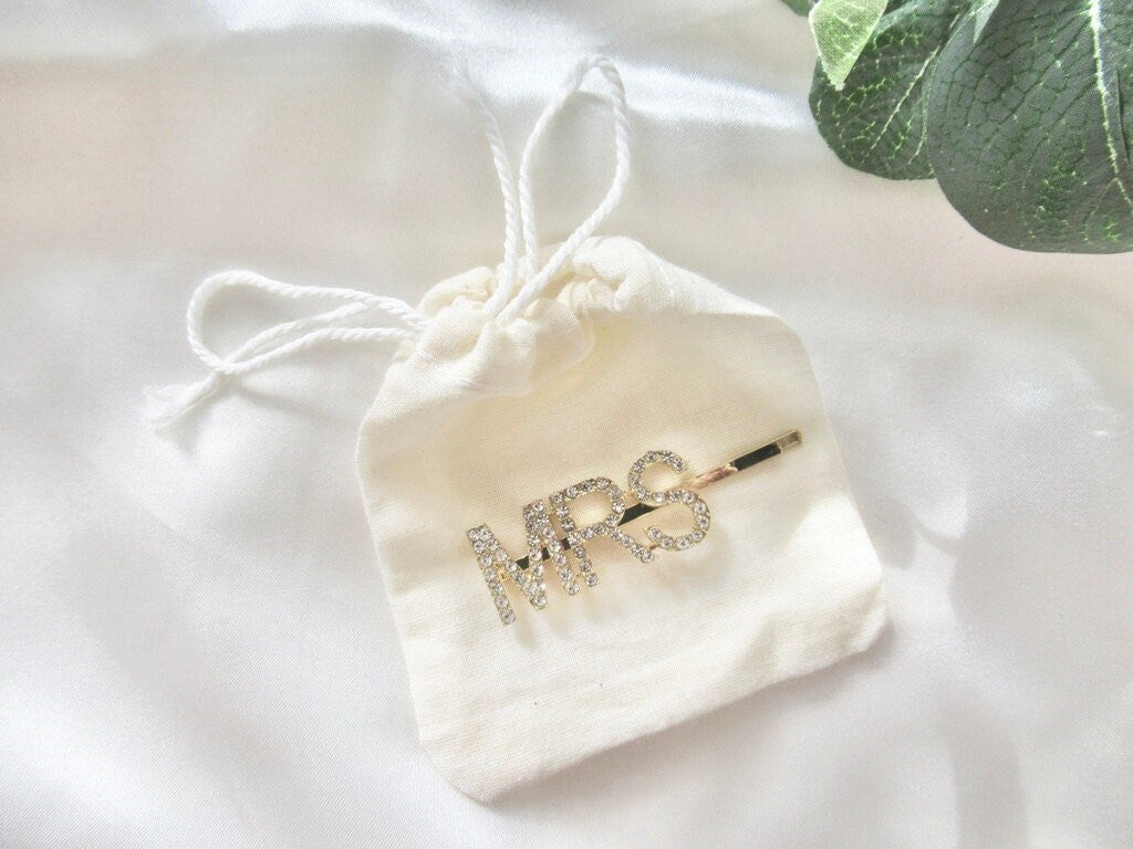 Silver Mrs Hair Clip