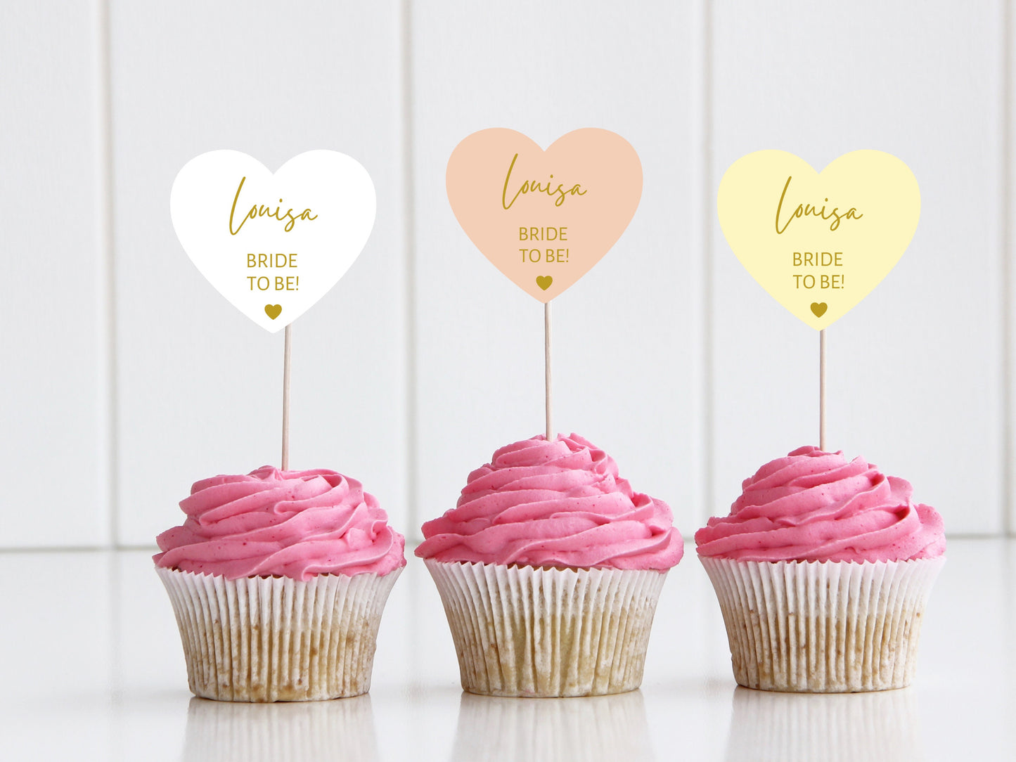 Bride to Be Cupcake Toppers
