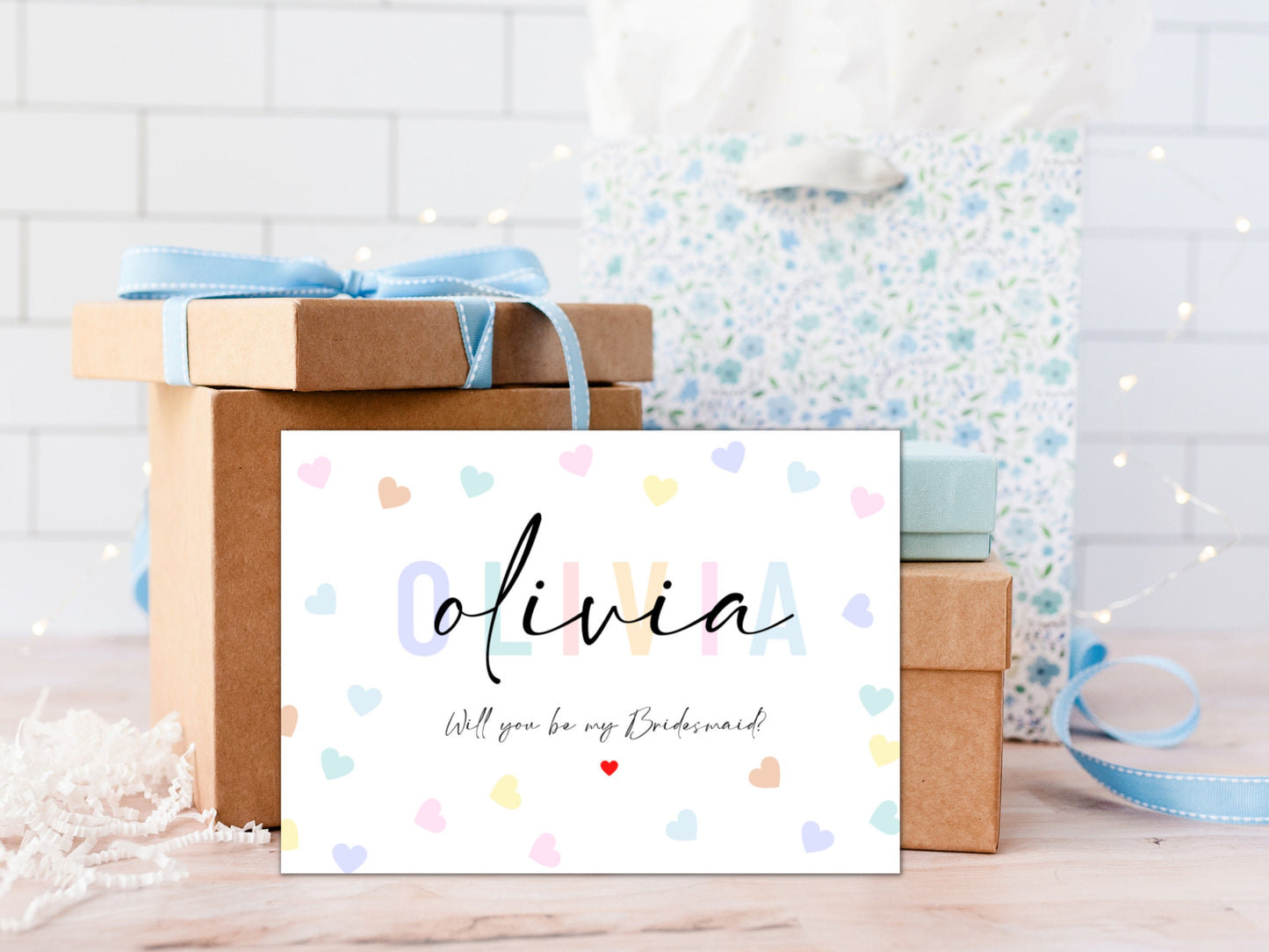 Will You Be My Bridesmaid Card