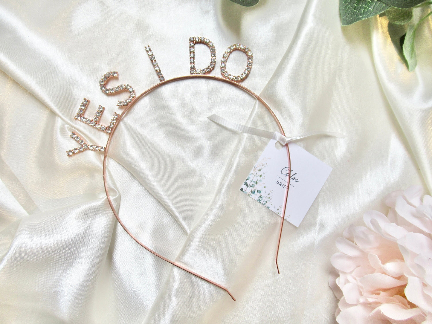 Yes I Do Hen Party Hairband. Gold/ Rose Gold/ Silver