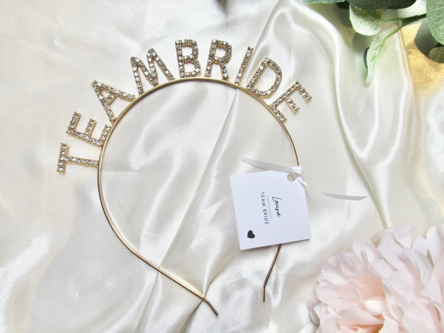 Team Bride Headband - Gold, Silver, Rose Gold