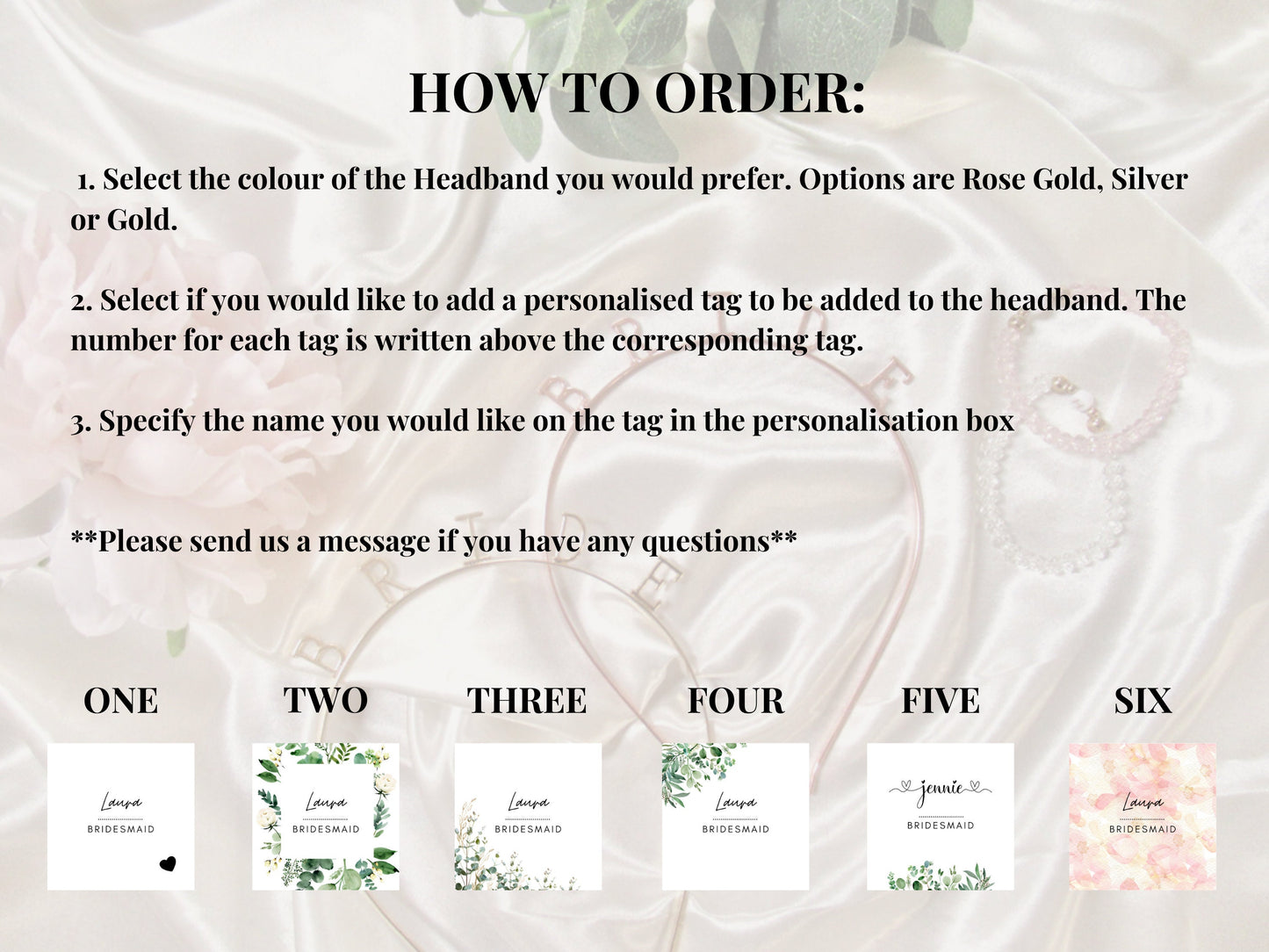 Silver Bridesmaid Diamante Headband