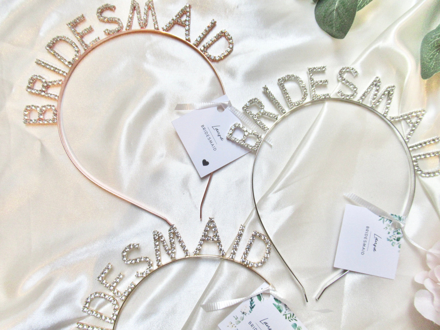 Silver Bridesmaid Diamante Headband