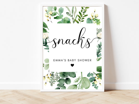Snacks Sign