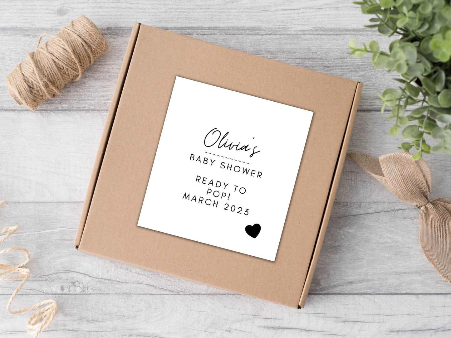 Ready to Pop Gift Bag Label