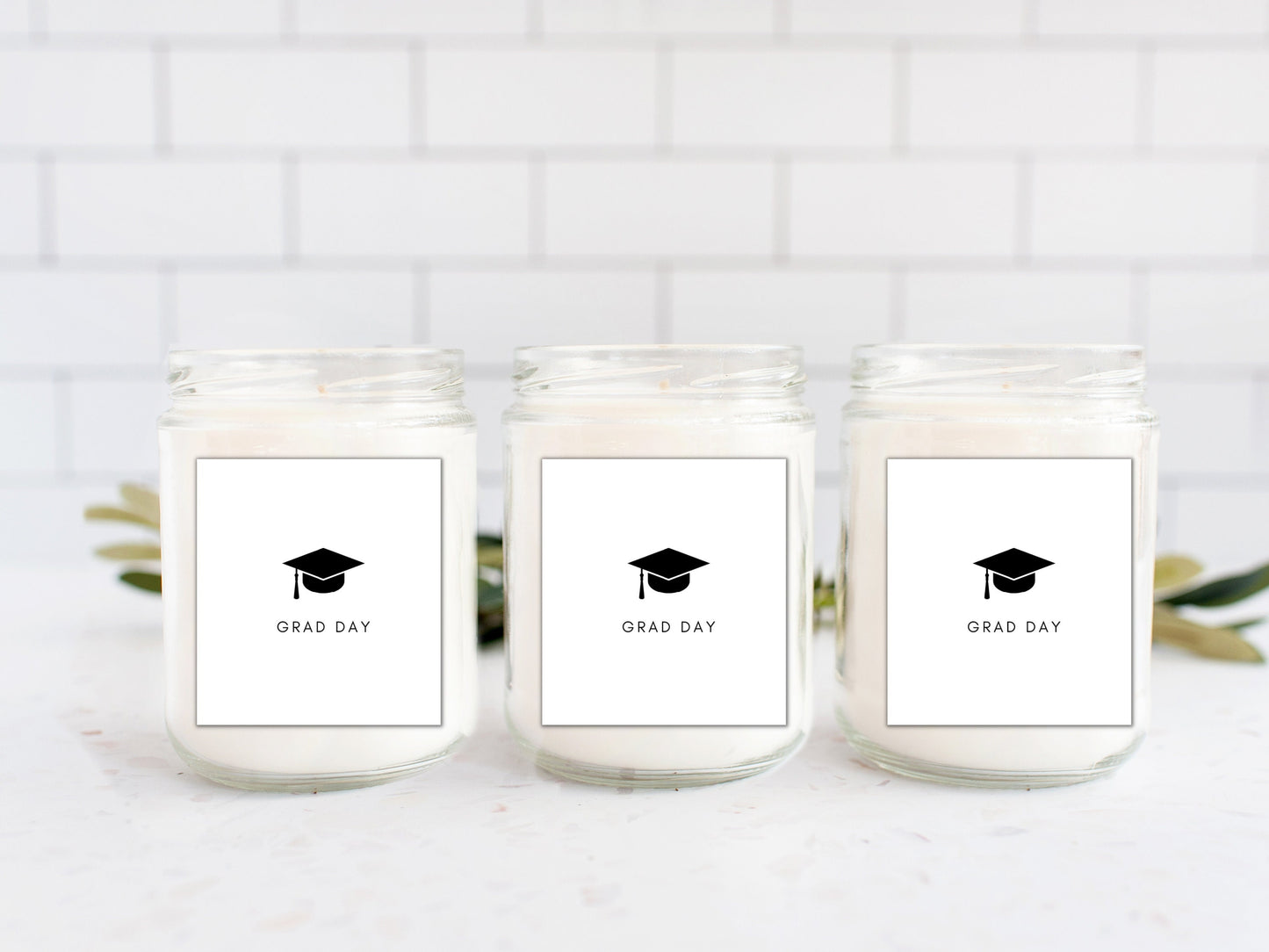 Grad Day Candle Sticker