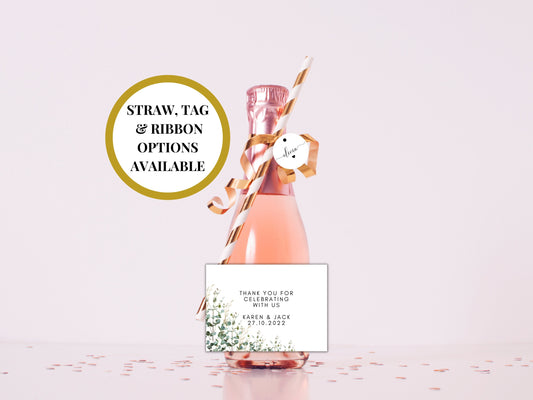 Thank You for Celebrating With Us Prosecco Sticker